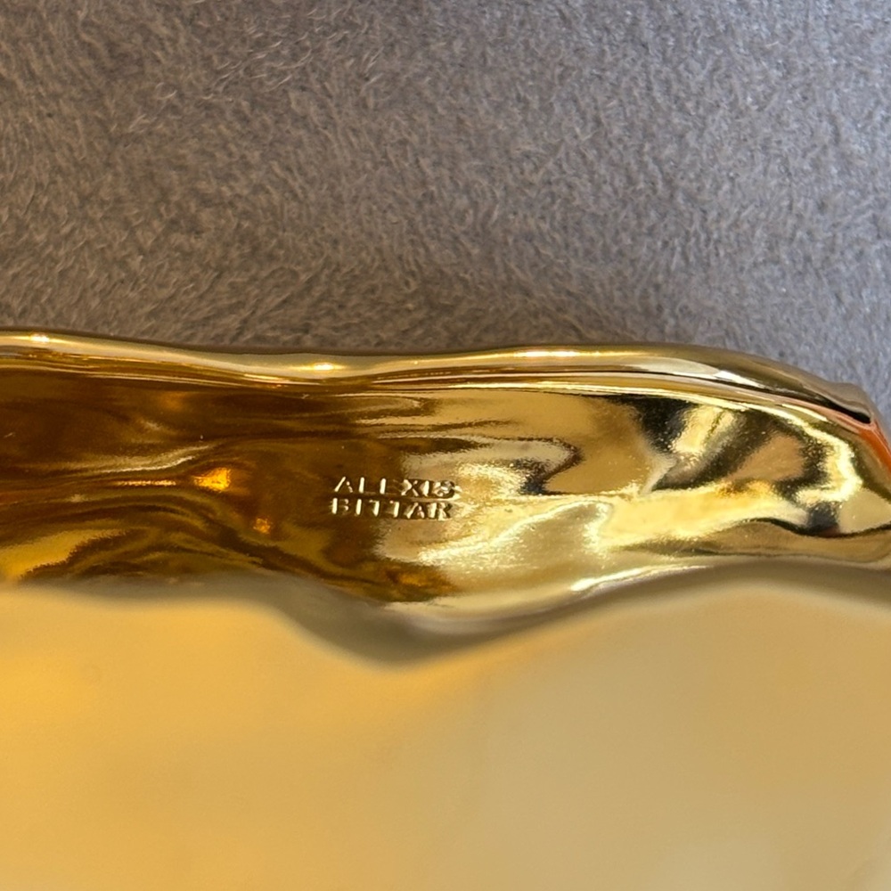 ALEXIS BITTAR • Solanales Gold Hidden Diamond Treasure Cuff Bracelet - Picture 9 of 11